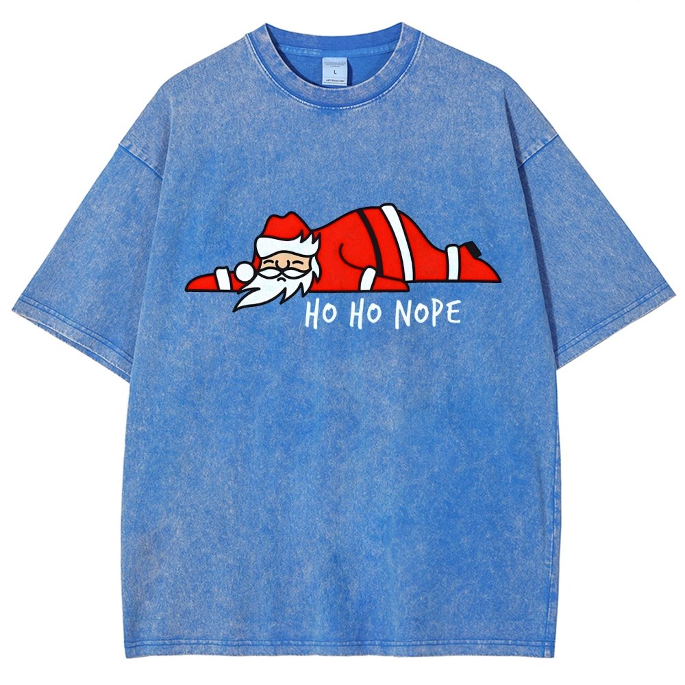 Ho Ho Nope Vintage Distressed T-shirt