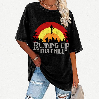 Running Up That Hill Vintage Distressed T-shirt