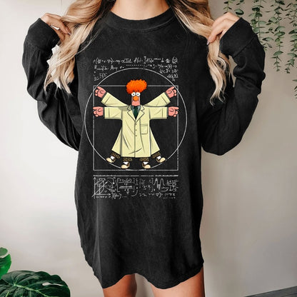 Vitruvian Puppet Washed Long Sleeve Tee