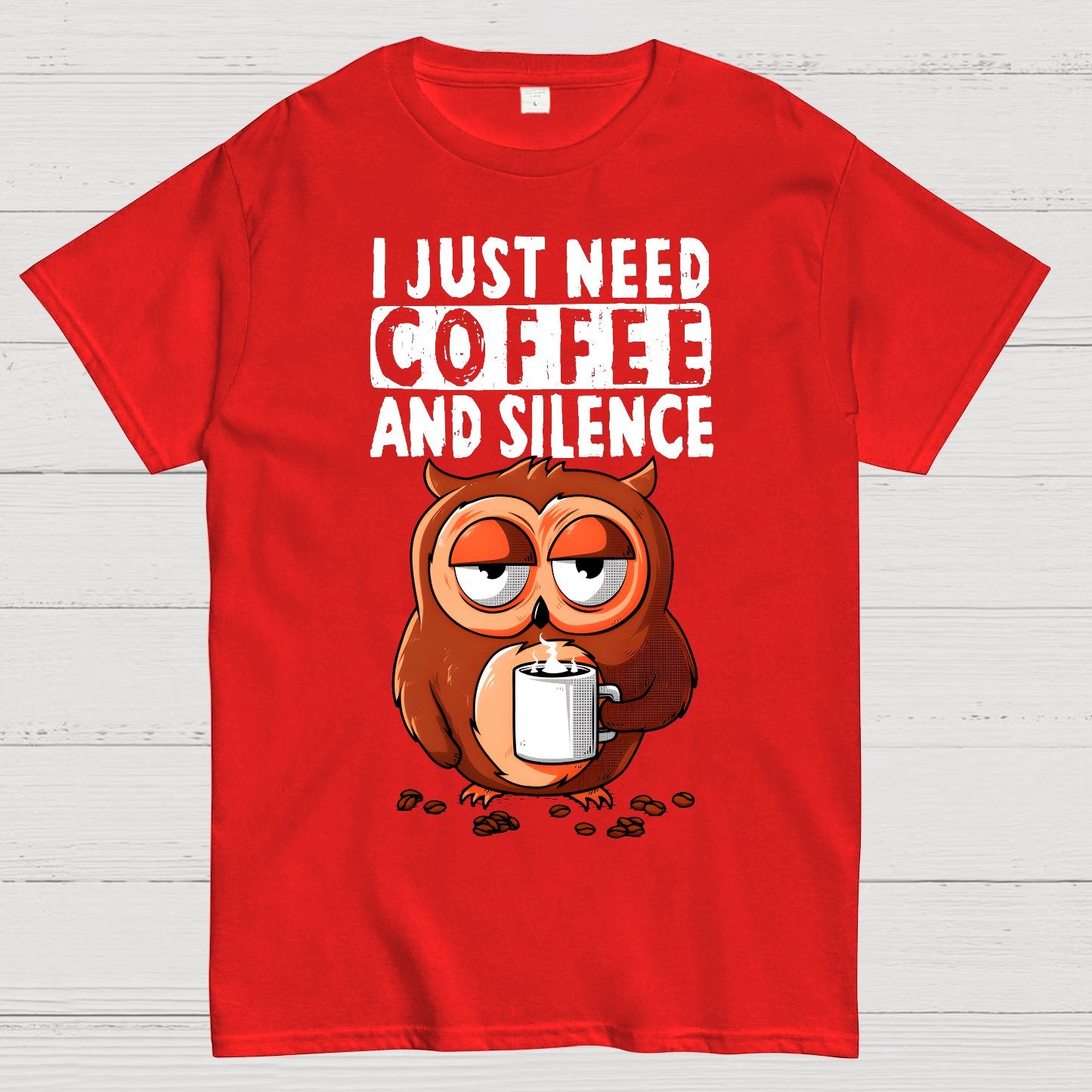 Coffee And Silence Geek T-Shirt