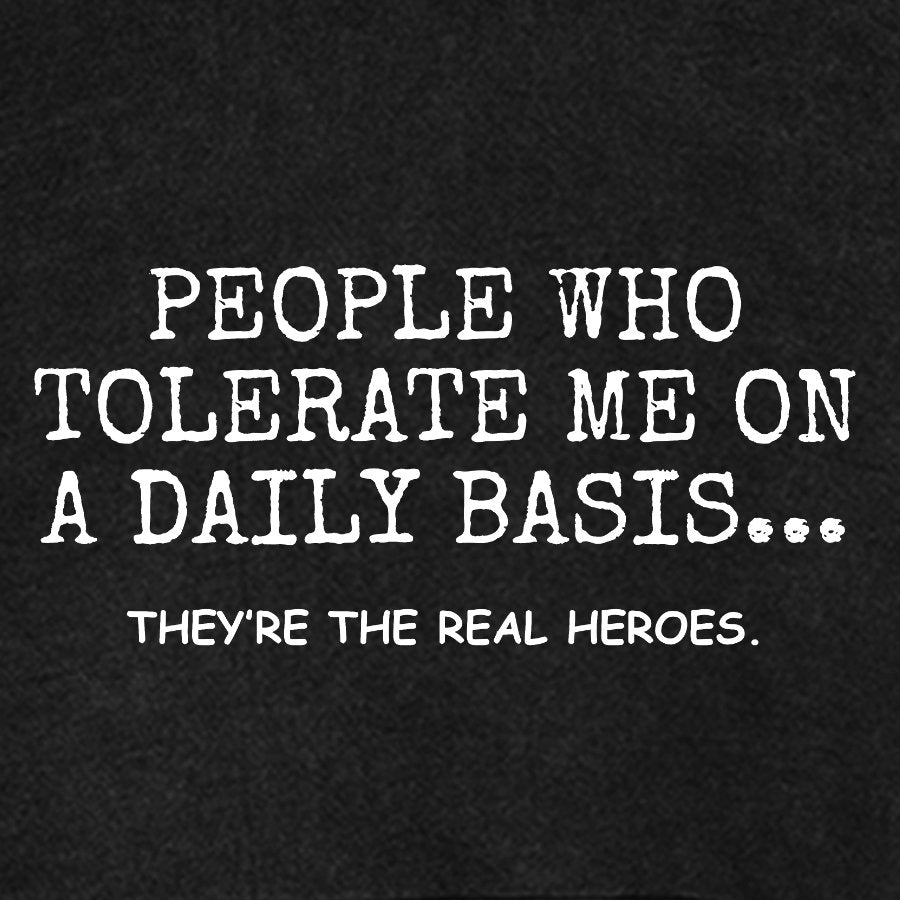 People Who Tolerate Me On A Daily Basis.Sarcasm Vintage Distressed Hoodie