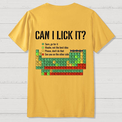 Can I Lick It  Back Printing Geek T-Shirt
