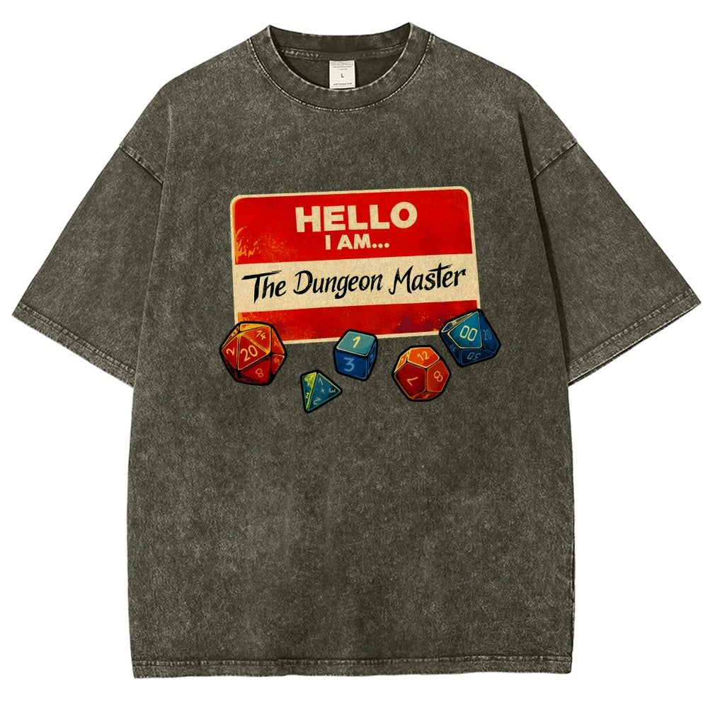 Hello I Am The Dungeon Master Vintage Distressed T-shirt