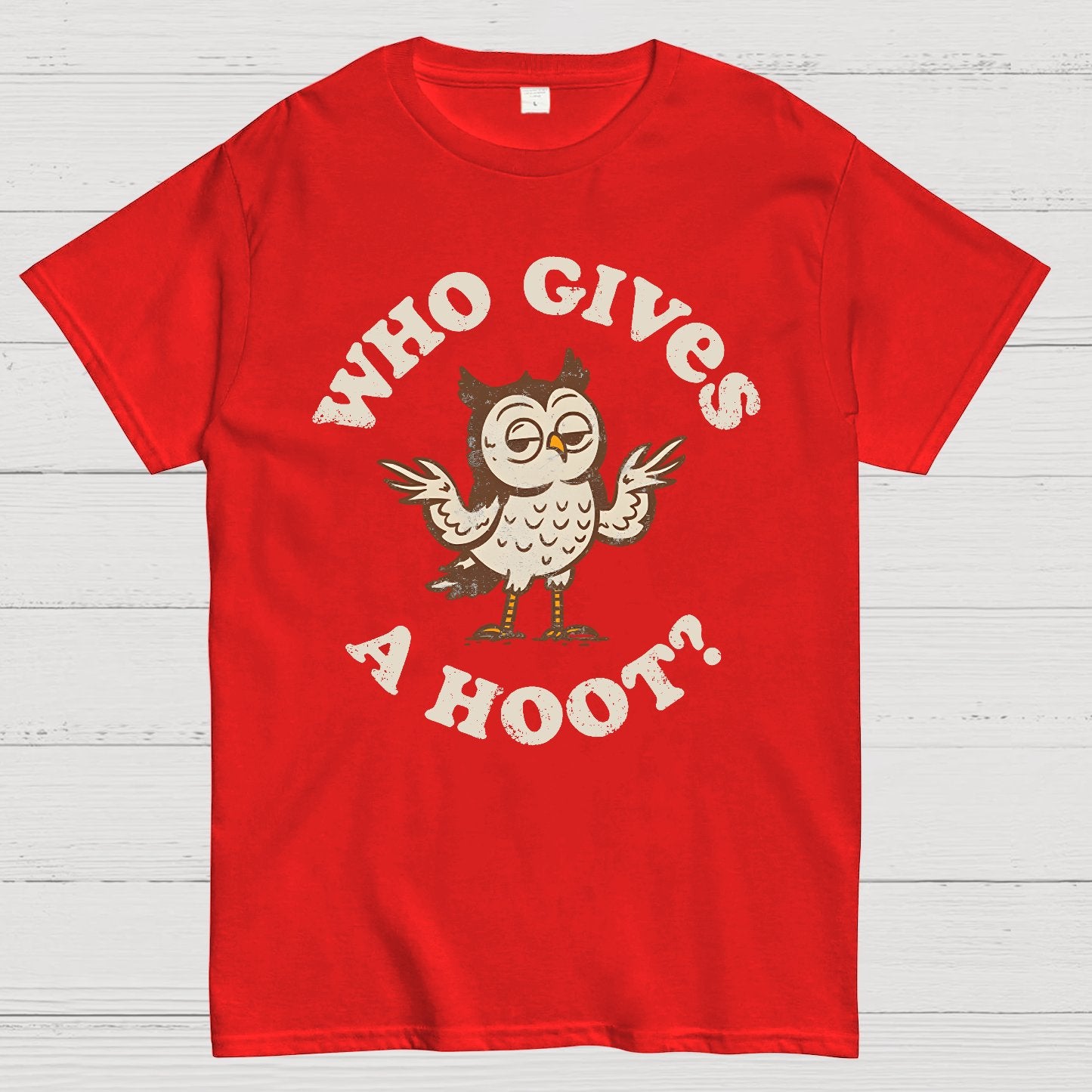 Who Gives a Hoot Geek T-Shirt