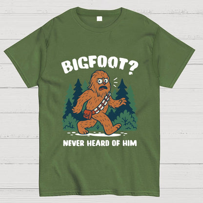 Bigfoot Never Heard Of Him Geek T-Shirt