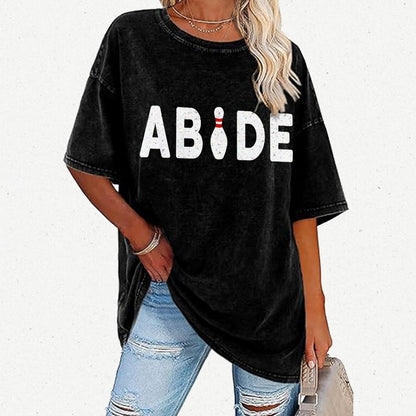 Bowling Abide Vintage Distressed T-shirt