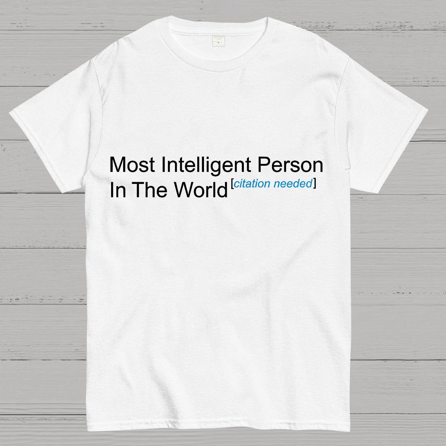 Most Intelligent Person In The World Geek T-Shirt