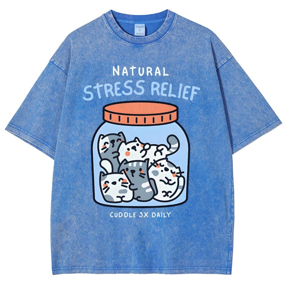 Natural Stress Relief Vintage Distressed T-shirt