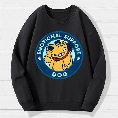 Dog Support Or Not? Geek Cotton Sweatshirt