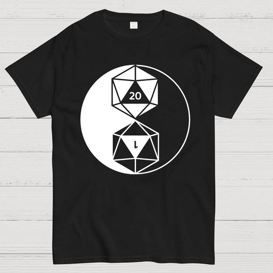 Dice Yin Yang Geek T-Shirt