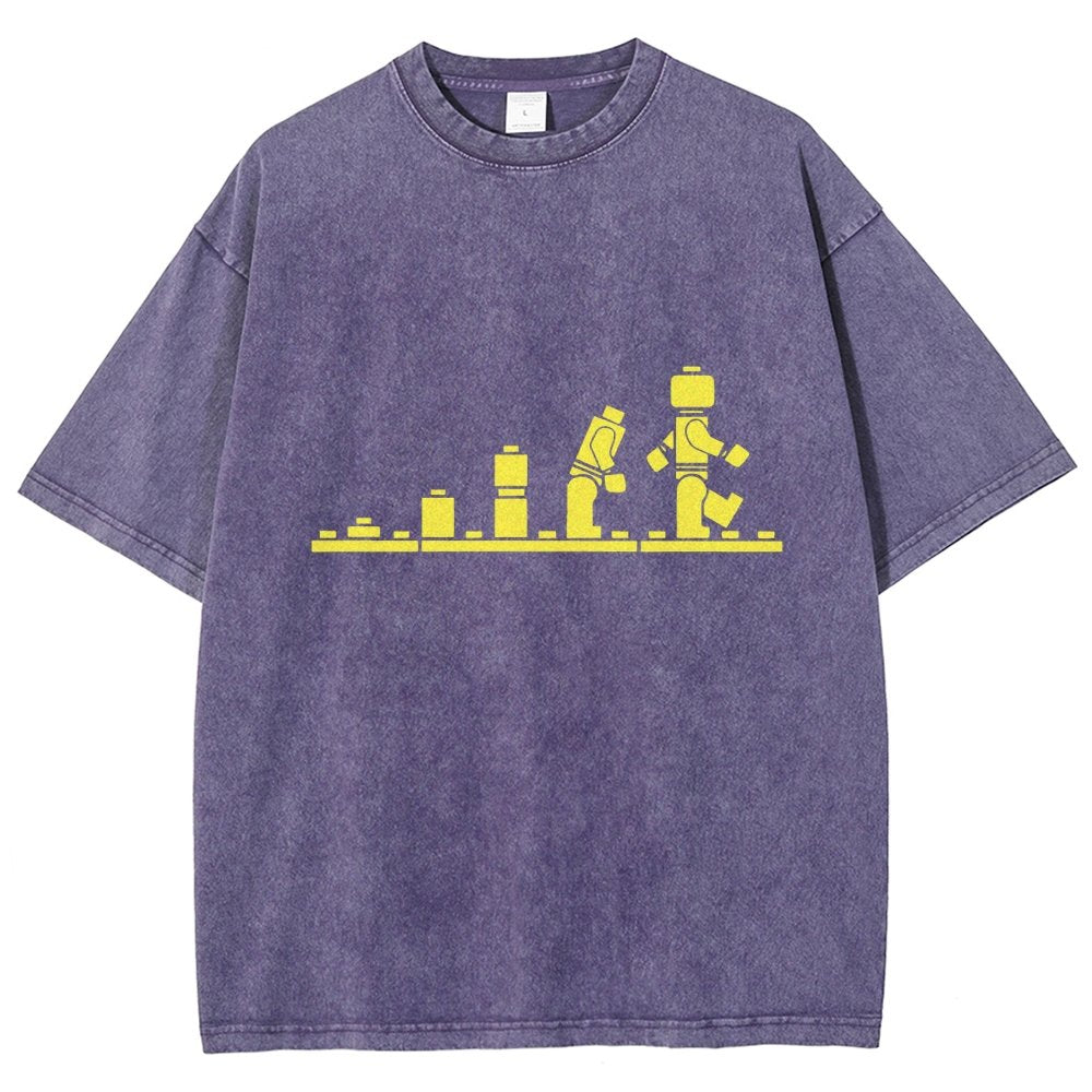Bricks Evolution Vintage Distressed T-shirt