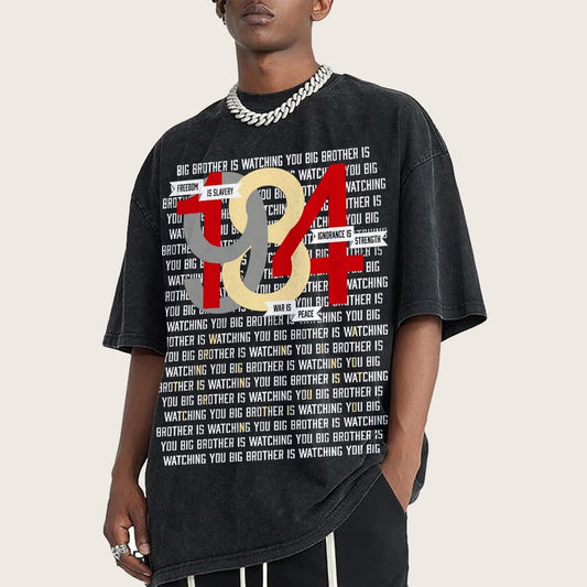 1984 Vintage Distressed T-shirt