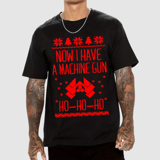 Now I Have a Machine Gun Ho-Ho-Ho Geek T-Shirt