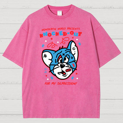 Knocked-Out! Vintage Distressed T-shirt