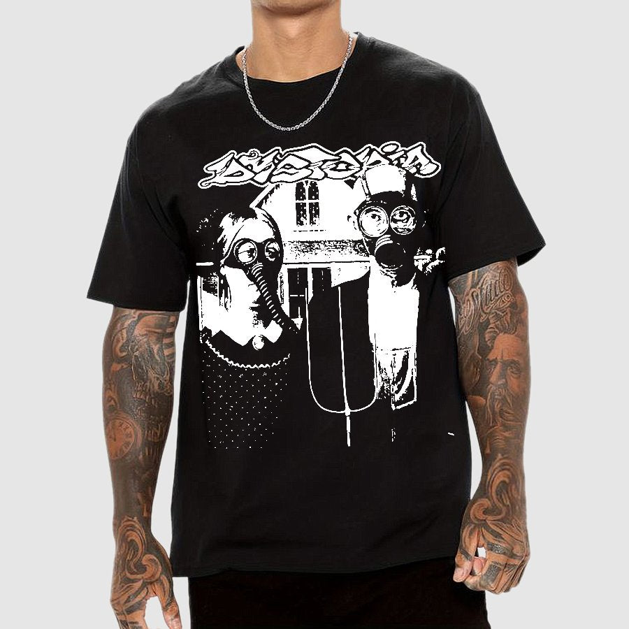 Dystopia Crust Punk Band Geek T-Shirt
