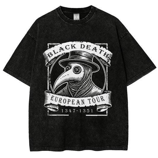 Black Death Tour Vintage Distressed T-shirt