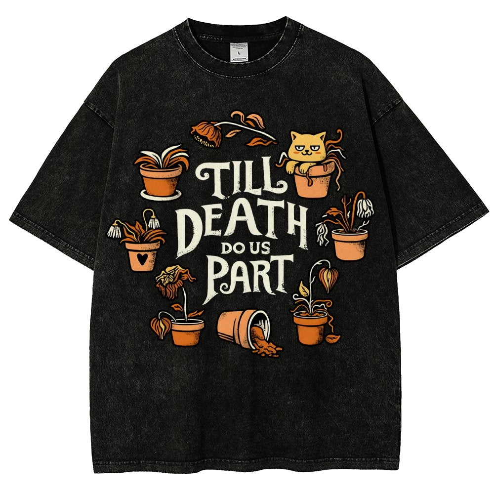 Plant Killer Love Vintage Distressed T-shirt