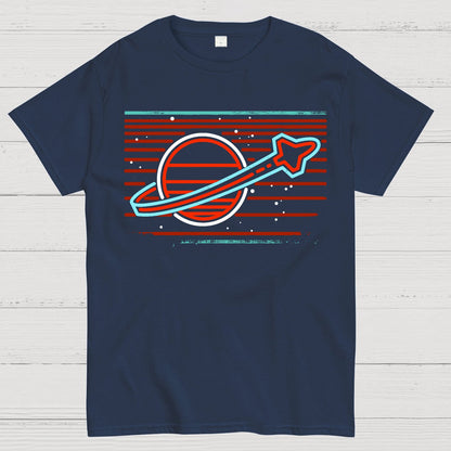 Retro Space Launch Geek T-Shirt