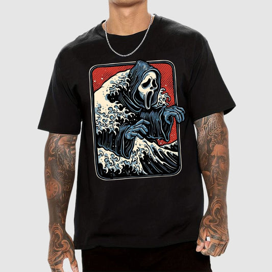 Ghost Wave Unisex Geek T-Shirt