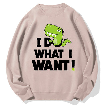 I Do What I Want Geek Cotton Sweatshirt