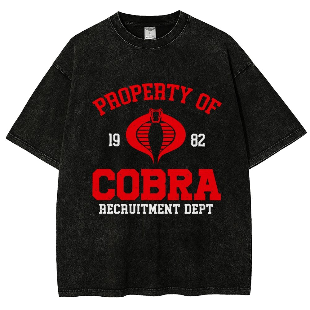 Property of Cobra Vintage Distressed T-shirt