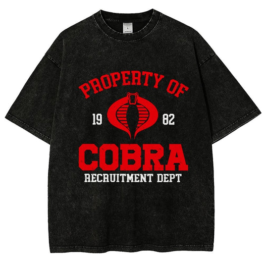 Property of Cobra Vintage Distressed T-shirt