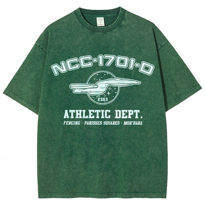 Space Athletic A New Generations Vintage Distressed T-shirt