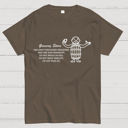 Chance on Eggs Pass Go Geek T-Shirt