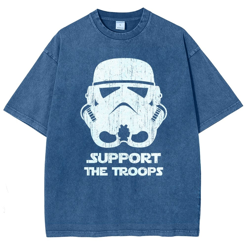 Support The Troops Vintage Distressed T-shirt