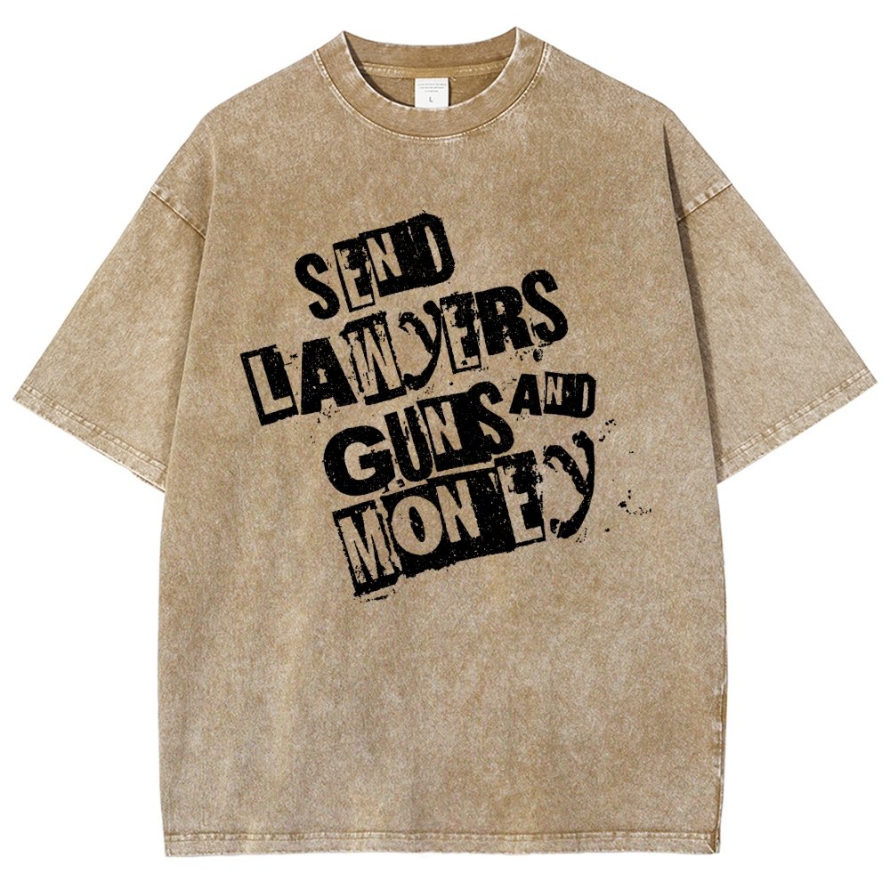 Send Lawyers Guns And Money Vintage Distressed T-shirt