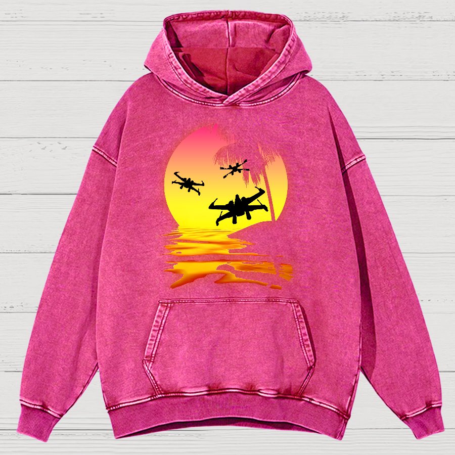 Put The Fighter Plane Next To It Vintage Distressed Hoodie