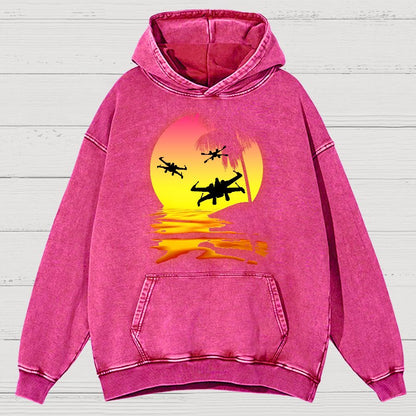 Put The Fighter Plane Next To It Vintage Distressed Hoodie