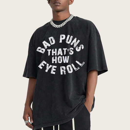 Eye Roll Vintage Distressed T-shirt