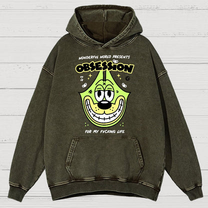 Obsession! Sarcasm Vintage Distressed Hoodie