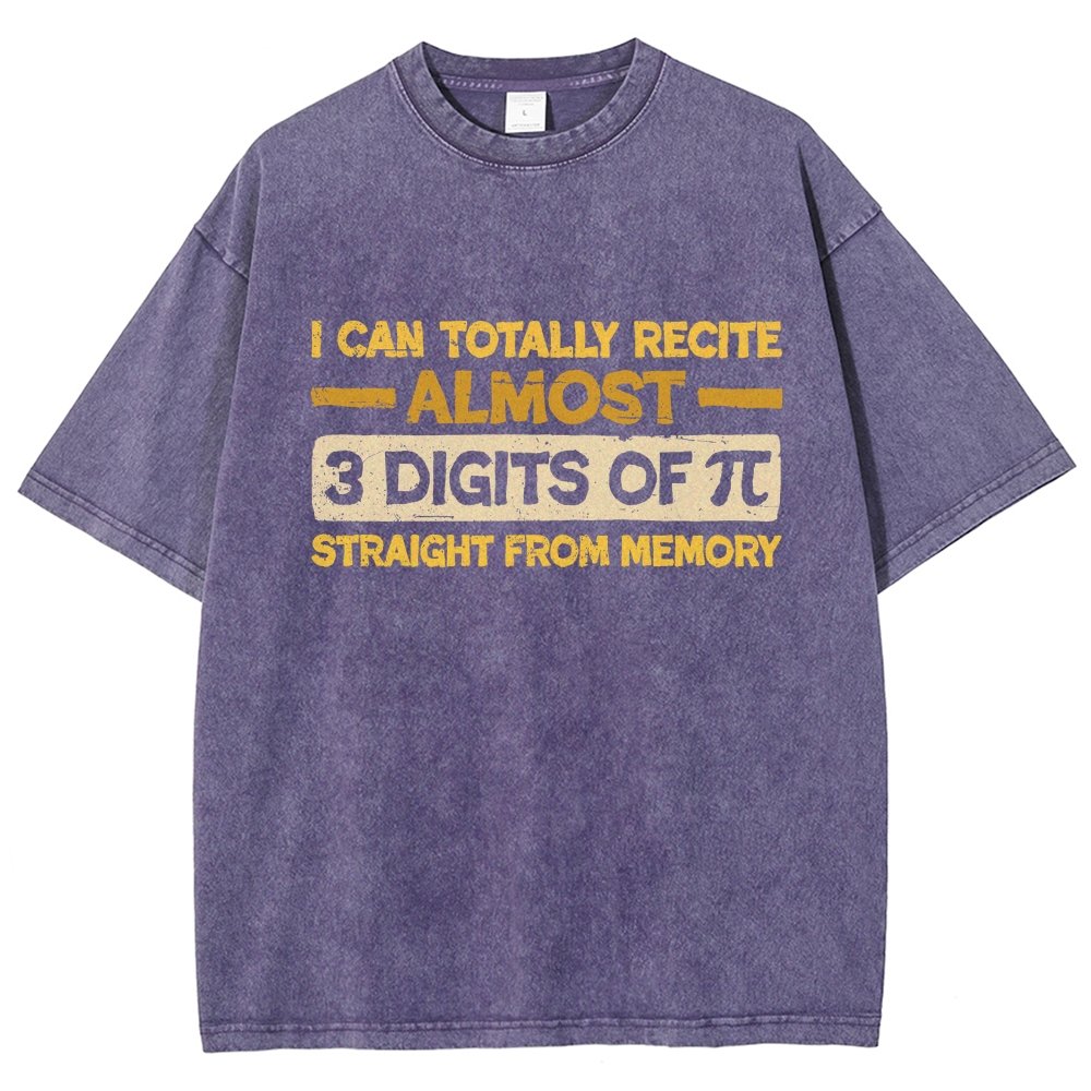 3 Digits Of Pi Vintage Distressed T-shirt