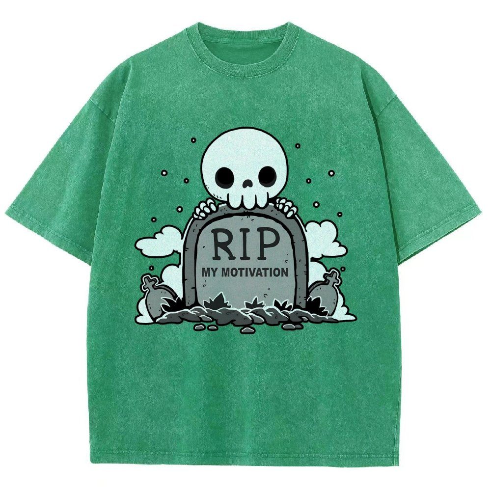 Rip My Motivation Vintage Distressed T-shirt