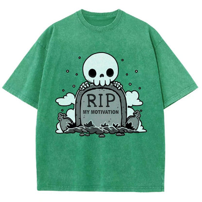 Rip My Motivation Vintage Distressed T-shirt
