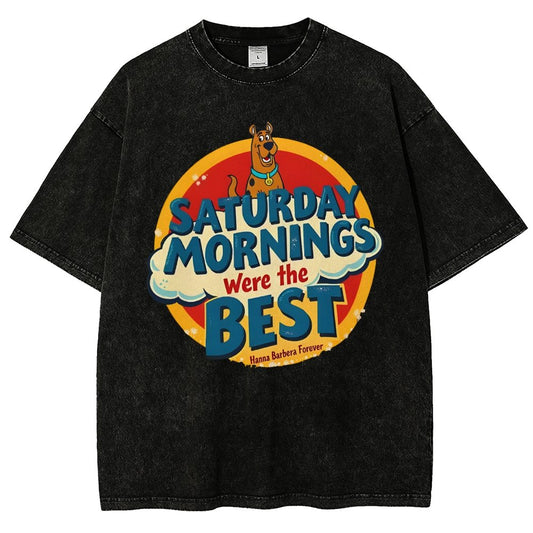 80s Saturday Morning Vintage Distressed T-shirt