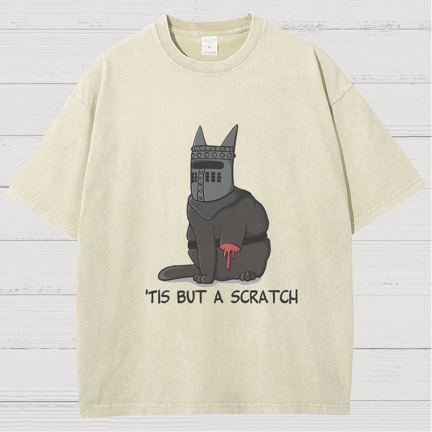 'Tis but a scratch Vintage Distressed T-shirt