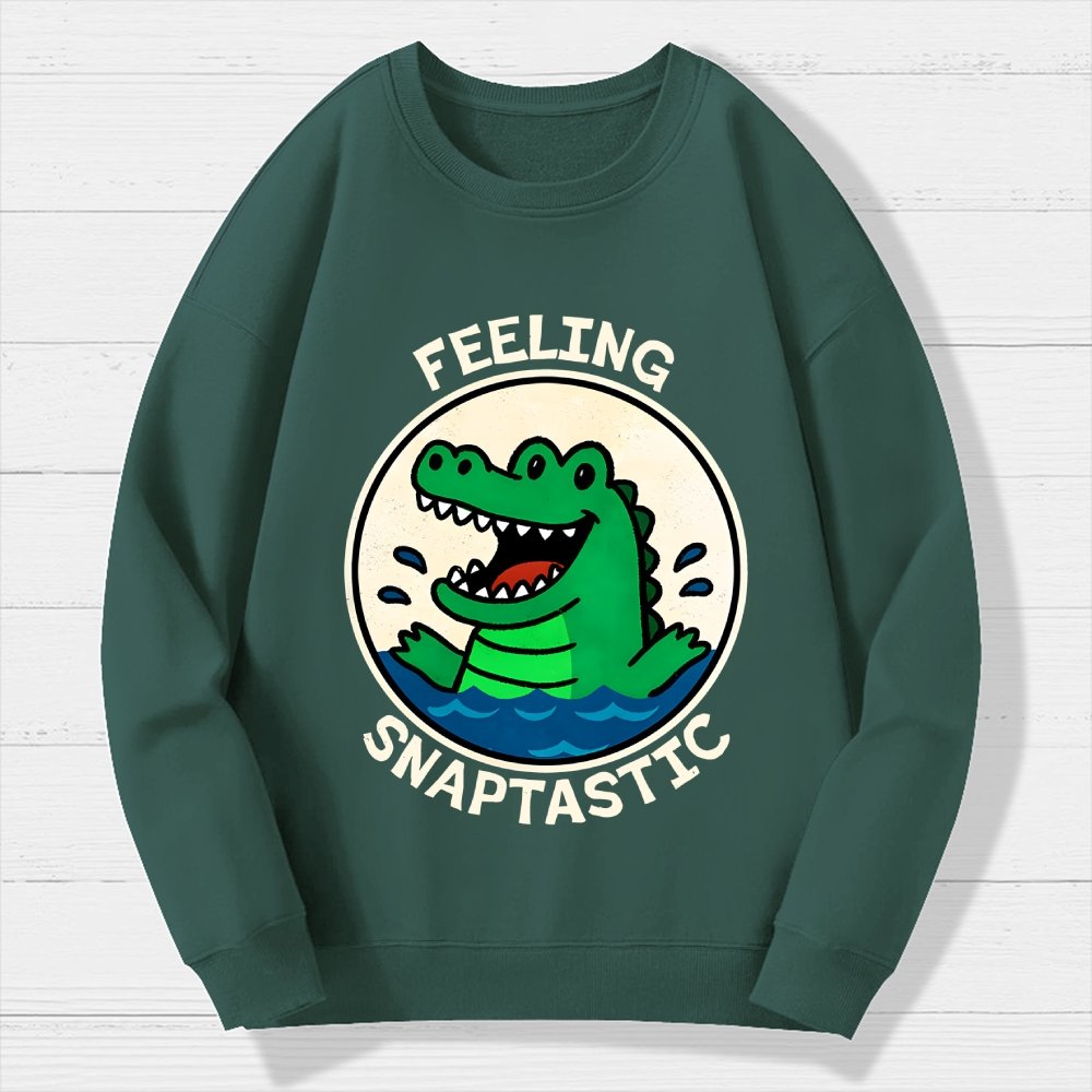 Feeling Snaptastic Geek Cotton Sweatshirt