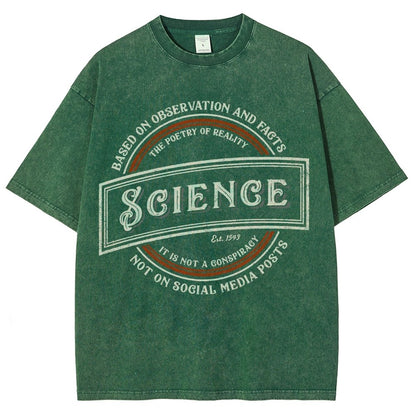 Old-Timey Science Vintage Distressed T-shirt