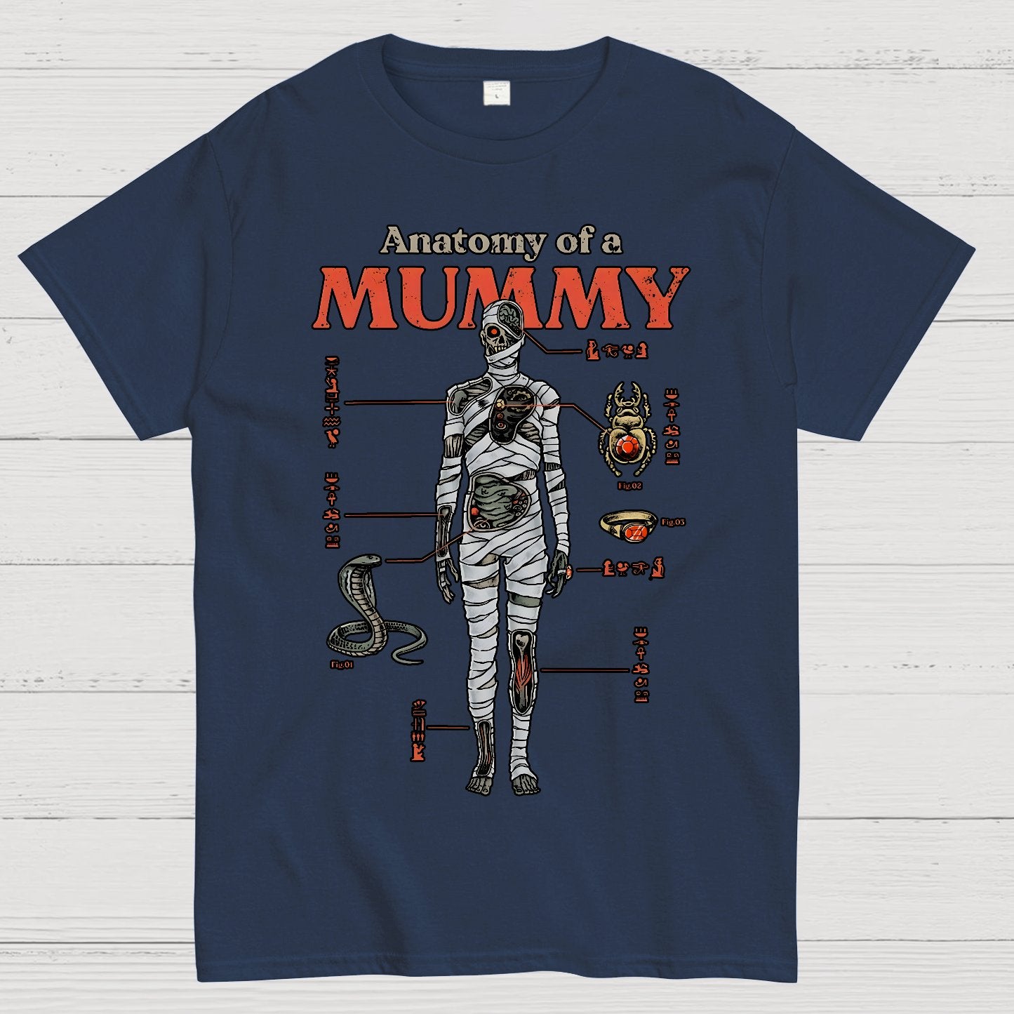 Mummy Anatomy Geek T-Shirt