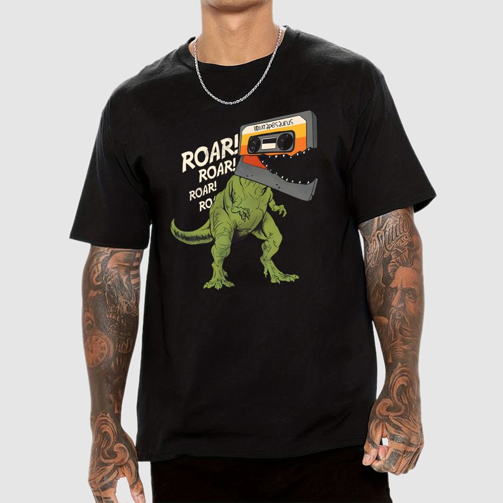 Mixtapesaurus Geek T-Shirt