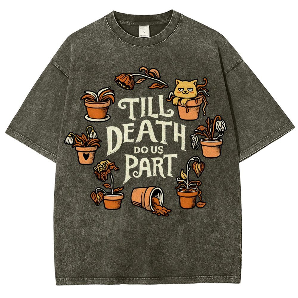 Plant Killer Love Vintage Distressed T-shirt