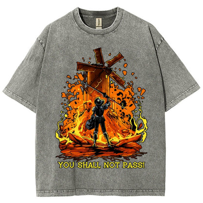 Defender of the Old Land REMIX Vintage Distressed T-shirt