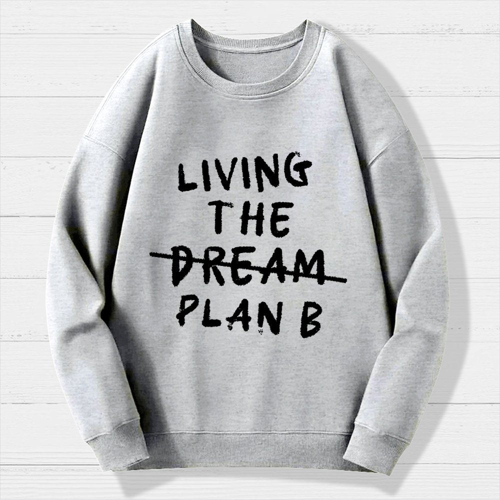 Living Plan B Geek Cotton Sweatshirt