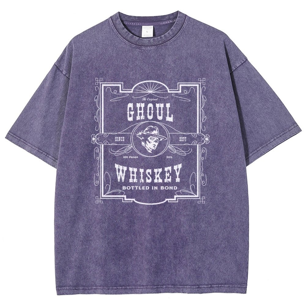 Ghoul Whiskey Vintage Distressed T-shirt