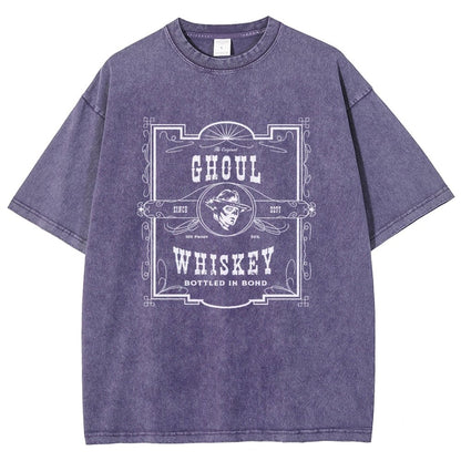 Ghoul Whiskey Vintage Distressed T-shirt