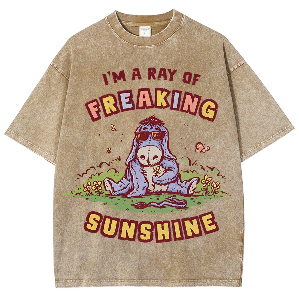 A Freaking Ray Of Sunshine Vintage Distressed T-shirt