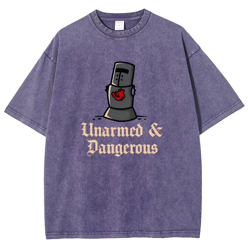 Unarmed And Dangerous Vintage Distressed T-shirt